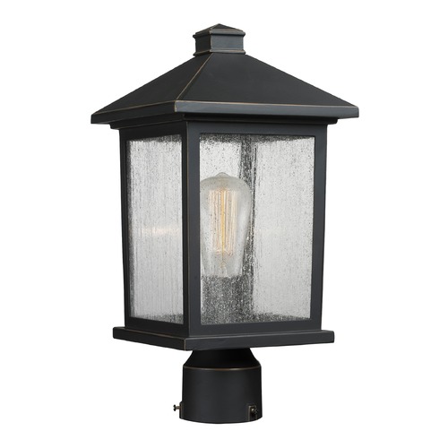 Z-Lite Portland Oil Rubbed Bronze Post Light by Z-Lite 531PHMR-ORB