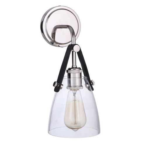 Hagen Polished Nickel Sconce by Craftmade Lighting