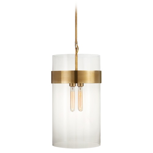 Ian K. Fowler Presidio Medium Pendant in Brass by Visual Comfort Signature