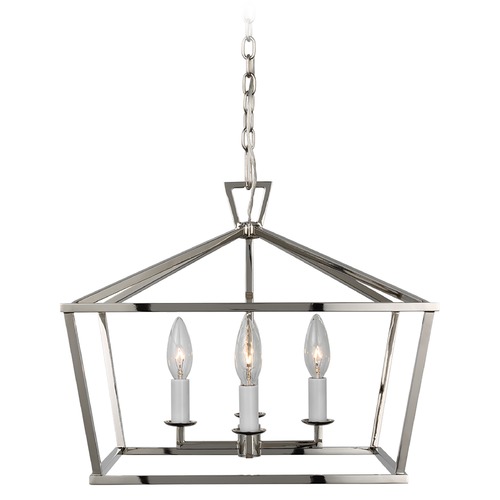 Visual Comfort Signature Collection Chapman & Myers Convertible Lantern in Nickel by Visual Comfort Signature CHC4190PN