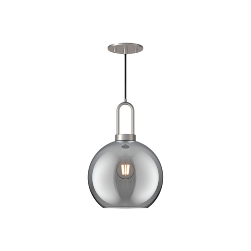 Alora Lighting Soji Brushed Nickel Mini-Pendant Light with Globe Shade