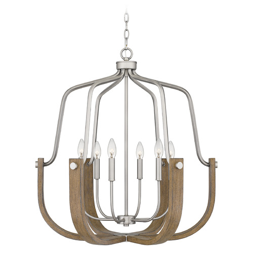 Quoizel Lighting Challis Chandelier in Antique Nickel by Quoizel Lighting CIS5028AN