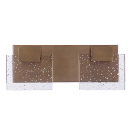 Alamere Satin Brass LED Bathroom Light by Craftmade Lighting