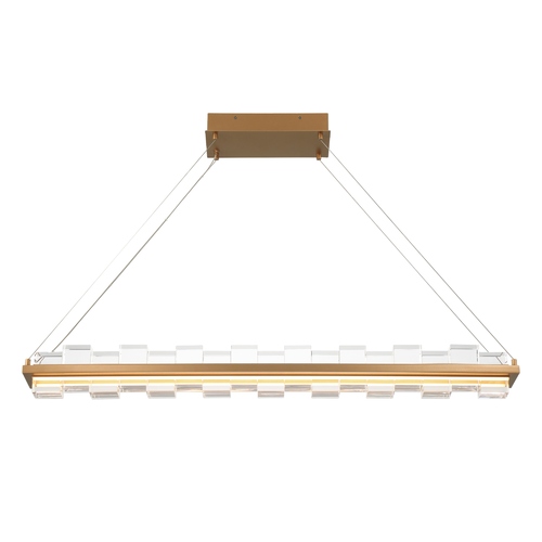 Eurofase Lighting Bruco 45-Inch LED Linear Chandelier in Gold by Eurofase 46803-023