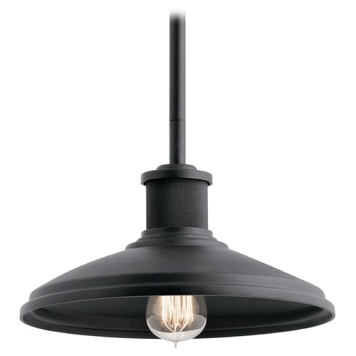 Allenbury 12-Inch Wide Outdoor Hanging Light in Textured Black by Kichler Lighting