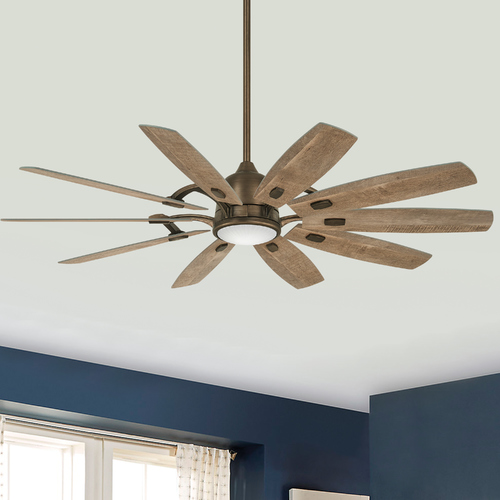 Barn 65-Inch Fan in Heirloom Bronze by Minka Aire