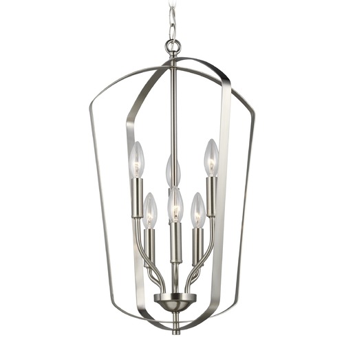 Generation Lighting Romee Brushed Nickel Pendant by Generation Lighting 5134906-962