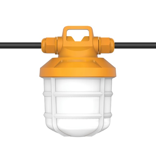 50W LED Industrial/Commercial String Light Lamps 5000K Integrated Cord/Plug 120V by Satco Lighting