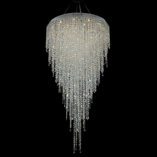 Allegri Crystal Tenuta Polished Chrome Pendant Light