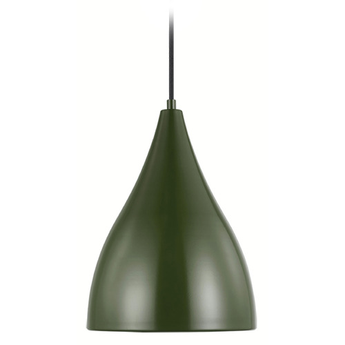 Visual Comfort Studio Collection Visual Comfort Studio Collection Oden Olive Mini-Pendant Light with Bowl / Dome Shade 6545301-145