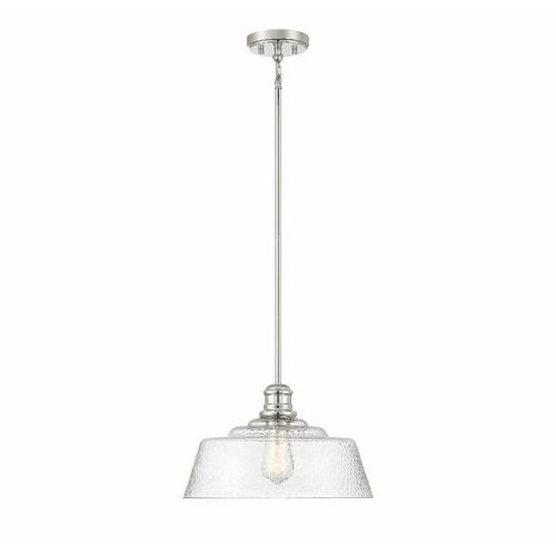 Meridian 15-Inch Pendant in Polished Nickel by Meridian M7023PN
