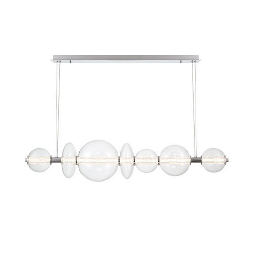 Eurofase Lighting Atomo 56-Inch LED Linear Chandelier in Chrome by Eurofase 46772-015