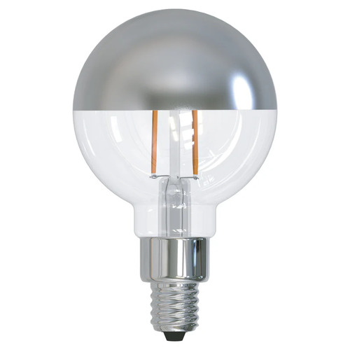 2.5W G16 2700K Half Chrome E12 Base LED Light Bulb by Bulbrite