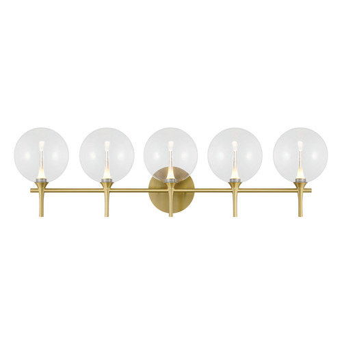 Lissa 5-Light LED Vanity Light in Gold by Eurofase Lighting