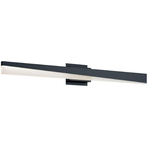 Afx Lighting Slant Black LED Vertical Bathroom Light