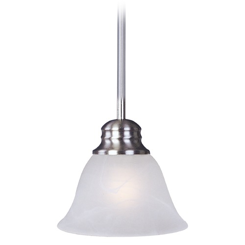 Maxim Lighting Malaga Satin Nickel Mini Pendant by Maxim Lighting 91067MRSN