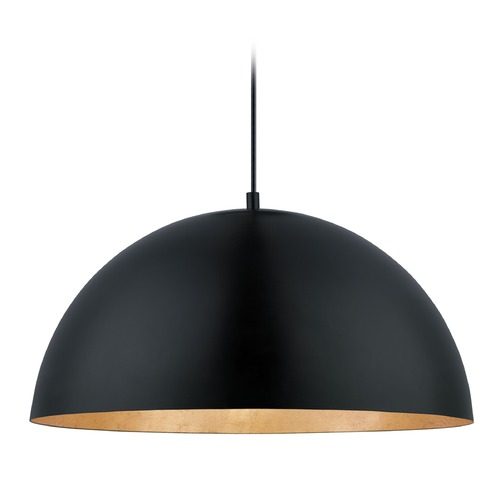 Gaetano Black & Gold LED Pendant by Eglo Lighting