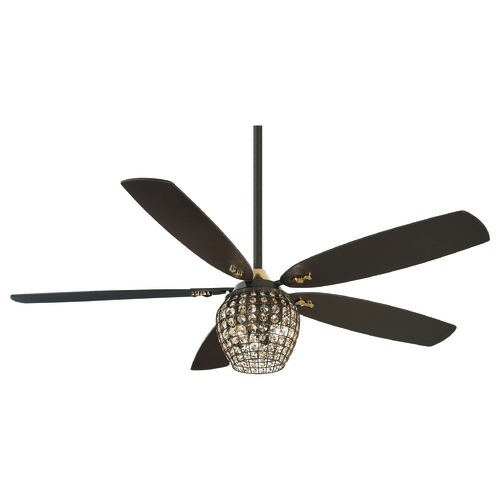 Minka Aire Bling 56-Inch LED Fan in Oil Rubbed Bronze by Minka Aire F902L-ORB