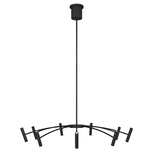 Visual Comfort Modern Collection Aerial 40 LED Chandelier in Matte Black by Visual Comfort Modern 700ARL40B-LED930