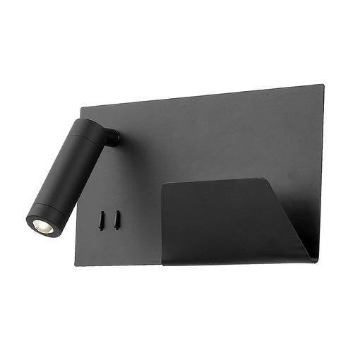 Kuzco Lighting Dorchester Black LED Sconce by Kuzco Lighting WS16811L-BK