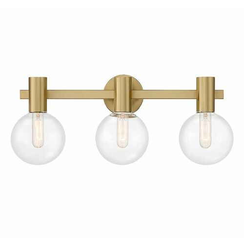 Wright 25-Inch Bath Light in Warm Brass by Savoy House