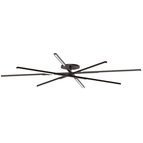 Cityscape X-Grande LED Flush Mount in Bronze by Visual Comfort Modern