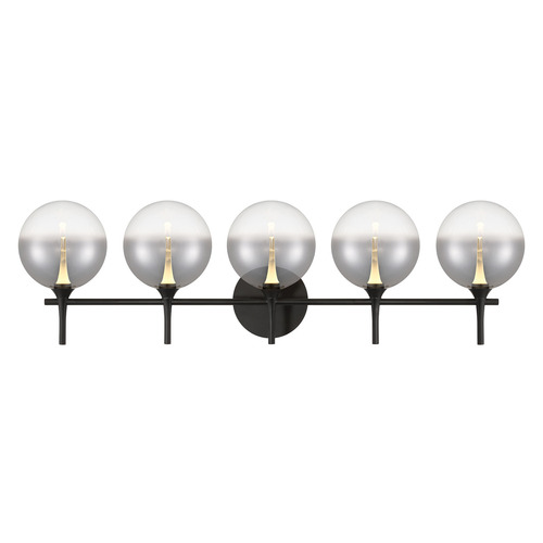 Lissa 5-Light LED Vanity Light in Matte Black by Eurofase Lighting
