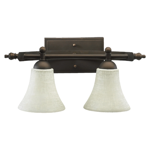 Quorum Lighting Aspen Oiled Bronze Bathroom Light by Quorum Lighting 5077-2-86