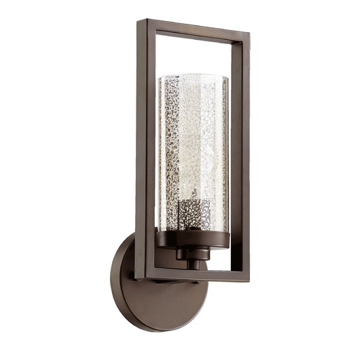 Quorum Lighting Mercury Glass Sconce Oiled Bronze by Quorum Lighting 553-1-86