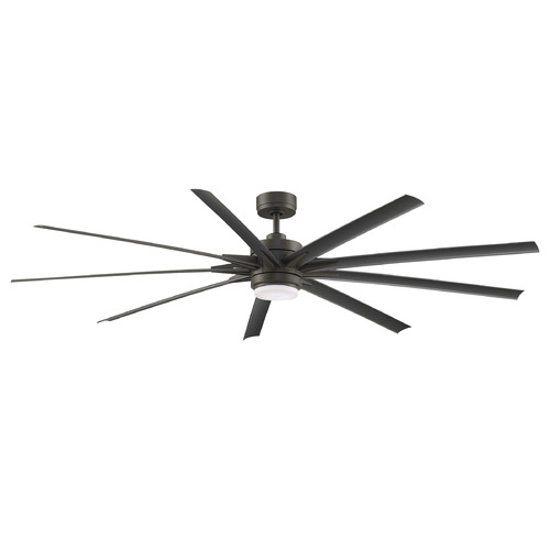 Fanimation Fans Odyn 84 Matte Greige LED Ceiling Fan with Light