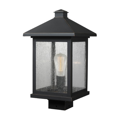 Z-Lite Portland Oil Rubbed Bronze Post Light by Z-Lite 531PHBS-ORB