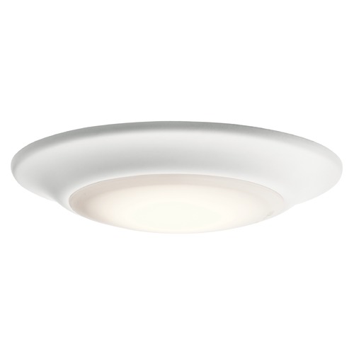 Kichler Lighting White 7.50-Inch 18.5W LED Flush Mount 4000K by Kichler Lighting 43848WHLED40T