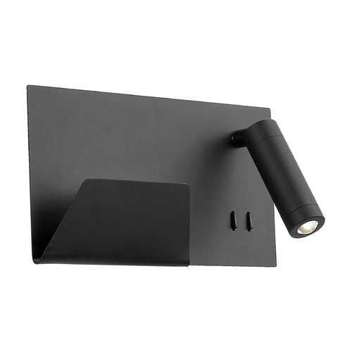 Kuzco Lighting Dorchester Black LED Sconce by Kuzco Lighting WS16811R-BK