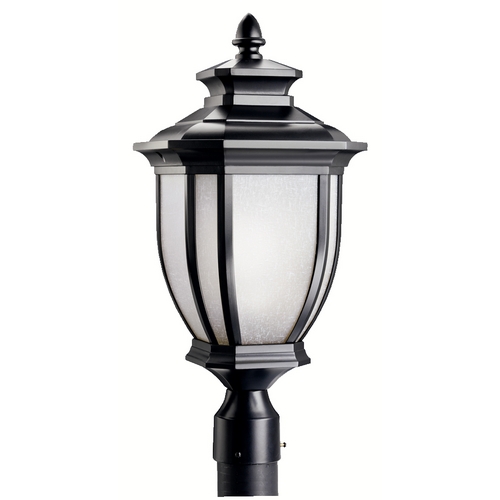 Salisbury 21.75-Inch Post Light in Black by Kichler Lighting