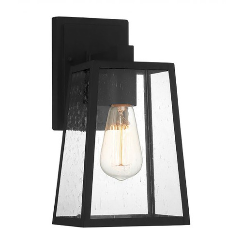 Dunn Textured Black Outdoor Wall Light by Craftmade Lighting