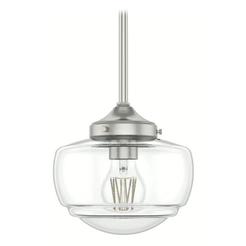 Saddle Creek Brushed Nickel Mini Pendant by Hunter Fan Company