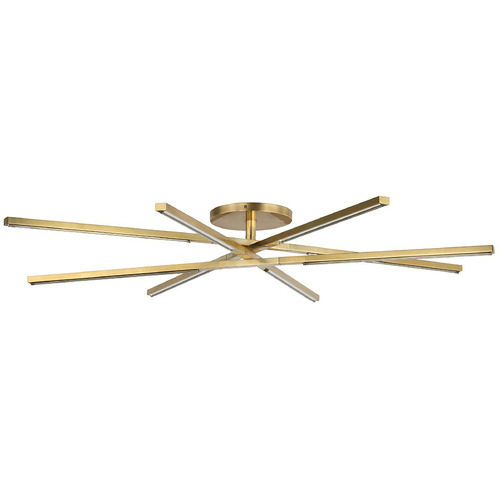 Cityscape X-Grande LED Flush Mount in Brass by Visual Comfort Modern