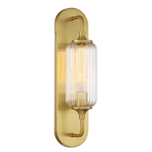 Savoy House Lighting Holton Warm Brass Sconce