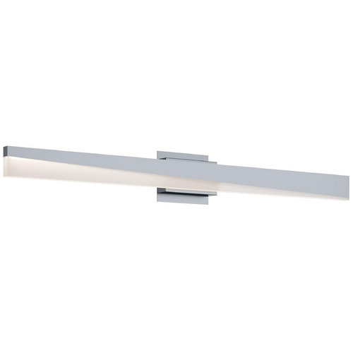 AFX Lighting Afx Lighting Slant Satin Nickel LED Vertical Bathroom Light SLNV3603LAJUDSN
