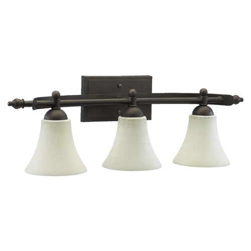 Quorum Lighting Aspen Oiled Bronze Bathroom Light by Quorum Lighting 5077-3-86