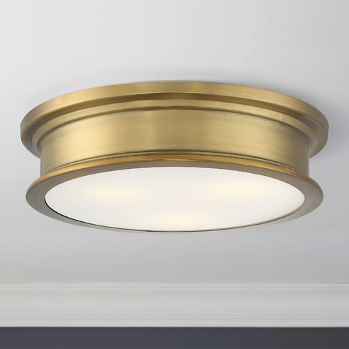 Savoy House Watkins Warm Brass Flush Mount by Savoy House 6-133-16-322