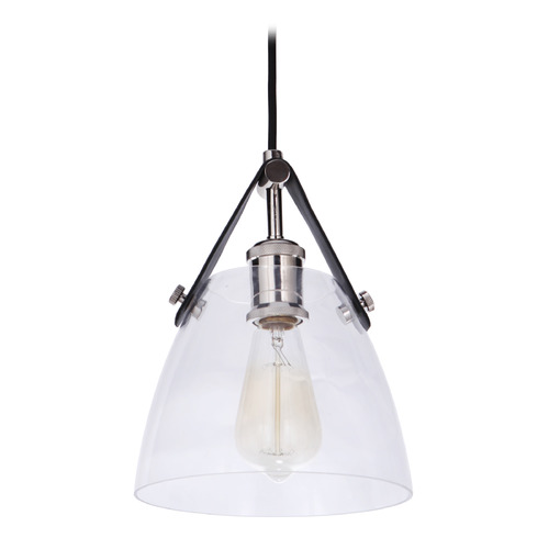 Hagen Polished Nickel Mini Pendant by Craftmade Lighting
