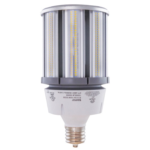 Satco Lighting Satco 100 Watt LED HID Replacement 5000K 15000 Lumens Mogul Extended Base 277-480 Volt S13124
