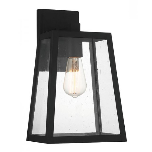 Dunn Textured Black Outdoor Wall Light by Craftmade Lighting
