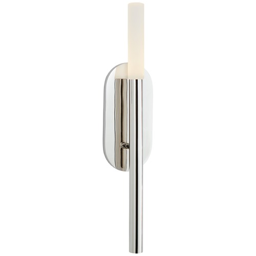Kelly Wearstler Rousseau Bath Sconce in Nickel by Visual Comfort Signature