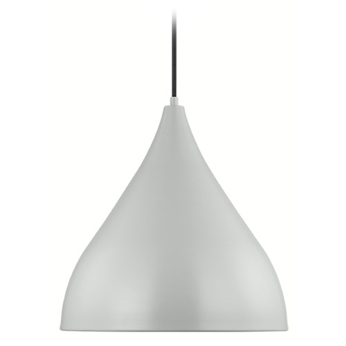 Visual Comfort Studio Collection Visual Comfort Studio Collection Oden Matte Grey Pendant Light with Bowl / Dome Shade 6645301-118