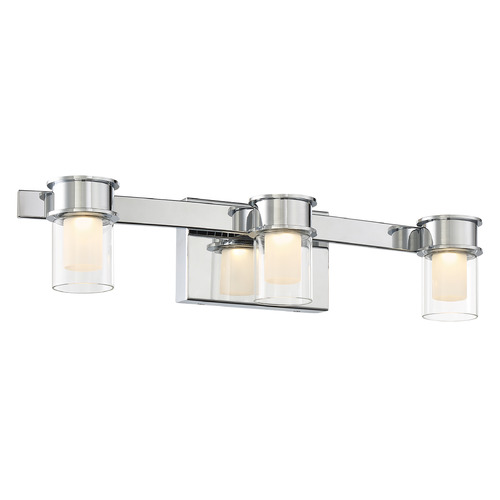 Herald Square 22-Inch LED Bathroom Light in Chrome by George Kovacs