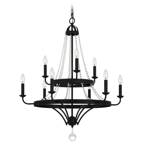 Adelaide Chandelier in Matte Black by Quoizel Lighting