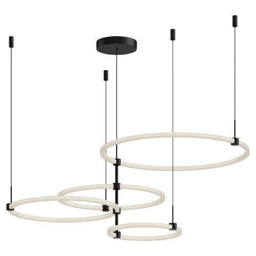 Kuzco Lighting Bruni Black LED Pendant by Kuzco Lighting CH24755-BK