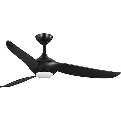 Progress Lighting Conte Matte Black LED Ceiling Fan with Light